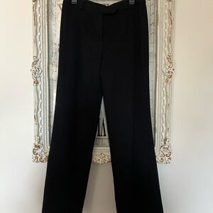 BCBG MaxAzria Bouclé Black Women's Boot Leg Pants